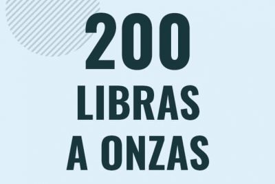 Profesor en pizarra explicando cuanto es 200 libras en onzas o como pasar de 200 lb a oz
