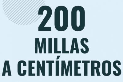 Profesor en pizarra explicando cuanto es 200 millas en centimetros o como pasar de 200 mi a cm