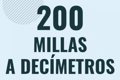 Profesor en pizarra explicando cuanto es 200 millas en decimetros o como pasar de 200 mi a dm