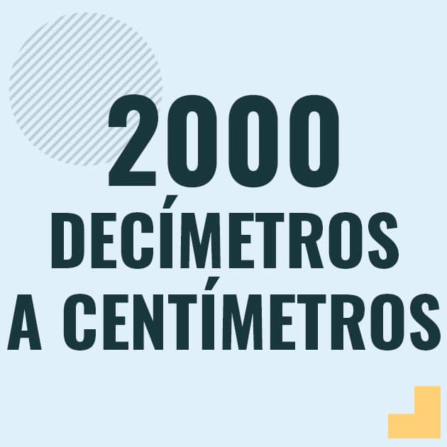 Conversión de 2000 decimetros a centimetros Profesor en pizarra explicando cuanto es 2000 decimetros en centimetros o como pasar de 2000 dm a cm