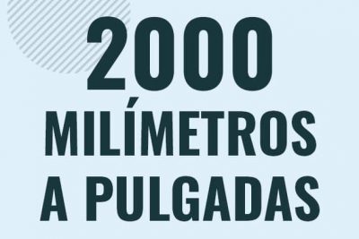 Profesor en pizarra explicando cuanto es 2000 milimetros en pulgadas o como pasar de 2000 mm a in