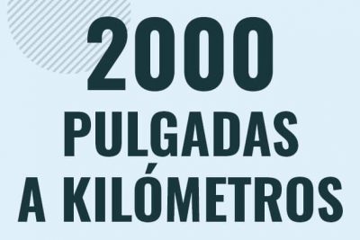 Profesor en pizarra explicando cuanto es 2000 pulgadas en kilometros o como pasar de 2000 in a km