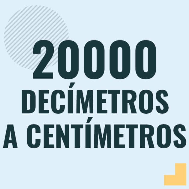 Profesor en pizarra explicando cuanto es 20000 decimetros en centimetros o como pasar de 20000 dm a cm