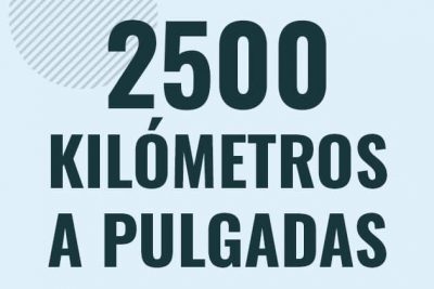 Profesor en pizarra explicando cuanto es 2500 kilometros en pulgadas o como pasar de 2500 km a in