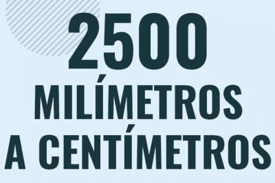 Profesor en pizarra explicando cuanto es 2500 milimetros en centimetros o como pasar de 2500 mm a cm
