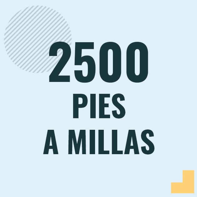 Conversión de 2500 pies a millas Profesor en pizarra explicando cuanto es 2500 pies en millas o como pasar de 2500 ft a mi
