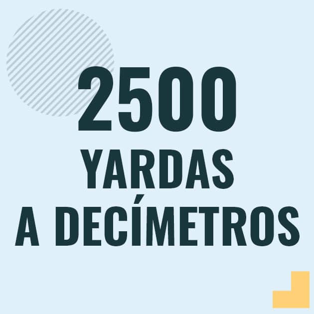 Conversión de 2500 yardas a decimetros Profesor en pizarra explicando cuanto es 2500 yardas en decimetros o como pasar de 2500 yd a dm