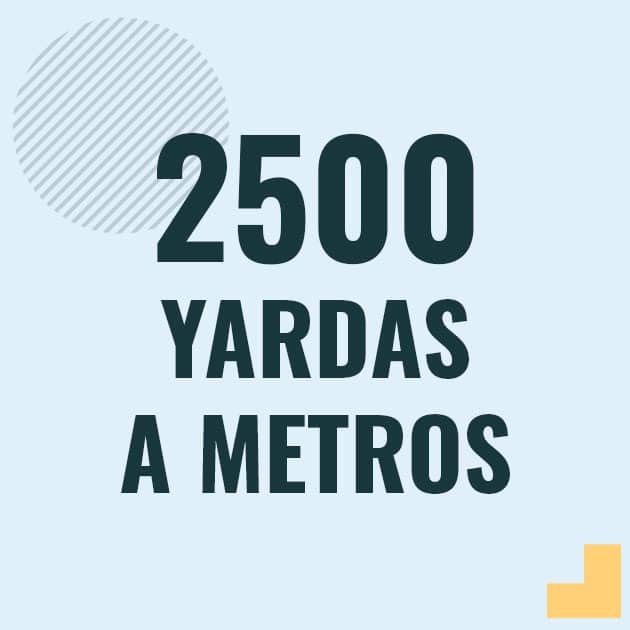 Conversión de 2500 yardas a metros Profesor en pizarra explicando cuanto es 2500 yardas en metros o como pasar de 2500 yd a m
