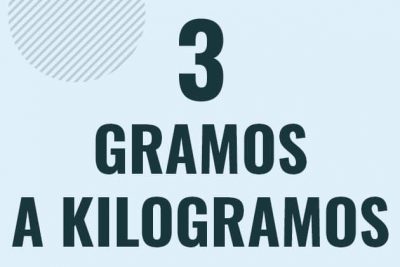 Profesor en pizarra explicando cuanto es 3 gramos en kilogramos o como pasar de 3 g a kg