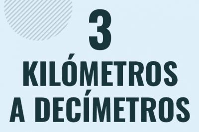 Profesor en pizarra explicando cuanto es 3 kilometros en decimetros o como pasar de 3 km a dm