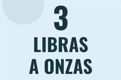 Profesor en pizarra explicando cuanto es 3 libras en onzas o como pasar de 3 lb a oz