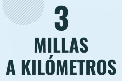 Profesor en pizarra explicando cuanto es 3 millas en kilometros o como pasar de 3 mi a km
