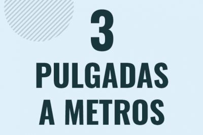 Profesor en pizarra explicando cuanto es 3 pulgadas en metros o como pasar de 3 in a m