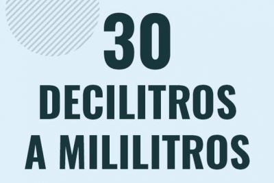 Profesor en pizarra explicando cuanto es 30 decilitros en mililitros o como pasar de 30 dl a ml