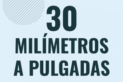 Profesor en pizarra explicando cuanto es 30 milimetros en pulgadas o como pasar de 30 mm a in
