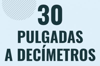 Profesor en pizarra explicando cuanto es 30 pulgadas en decimetros o como pasar de 30 in a dm