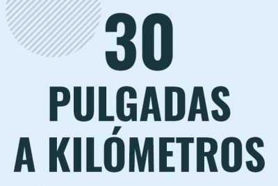 Profesor en pizarra explicando cuanto es 30 pulgadas en kilometros o como pasar de 30 in a km