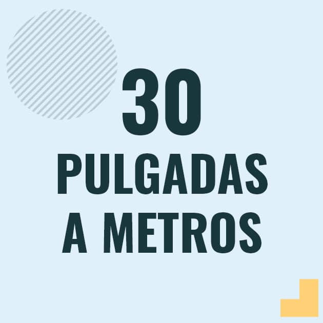 Conversión de 30 pulgadas a metros Profesor en pizarra explicando cuanto es 30 pulgadas en metros o como pasar de 30 in a m