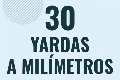Profesor en pizarra explicando cuanto es 30 yardas en milimetros o como pasar de 30 yd a mm