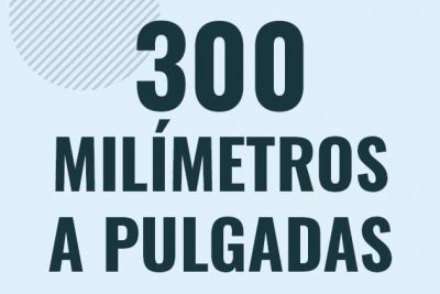 Profesor en pizarra explicando cuanto es 300 milimetros en pulgadas o como pasar de 300 mm a in