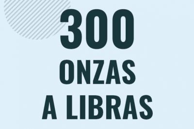 Profesor en pizarra explicando cuanto es 300 onzas en libras o como pasar de 300 oz a lb