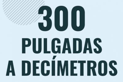 Profesor en pizarra explicando cuanto es 300 pulgadas en decimetros o como pasar de 300 in a dm