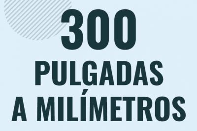Profesor en pizarra explicando cuanto es 300 pulgadas en milimetros o como pasar de 300 in a mm