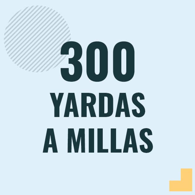 Profesor en pizarra explicando cuanto es 300 yardas en millas o como pasar de 300 yd a mi