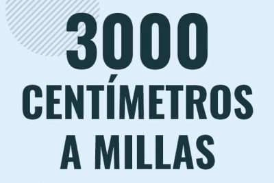 Profesor en pizarra explicando cuanto es 3000 centimetros en millas o como pasar de 3000 cm a mi