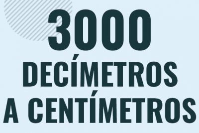 Profesor en pizarra explicando cuanto es 3000 decimetros en centimetros o como pasar de 3000 dm a cm
