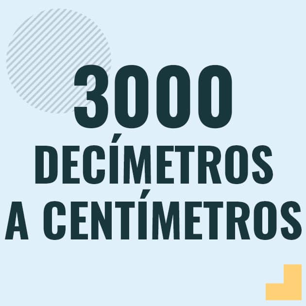 Conversión de 3000 decimetros a centimetros Profesor en pizarra explicando cuanto es 3000 decimetros en centimetros o como pasar de 3000 dm a cm