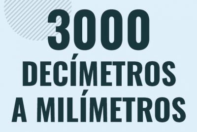 Profesor en pizarra explicando cuanto es 3000 decimetros en milimetros o como pasar de 3000 dm a mm