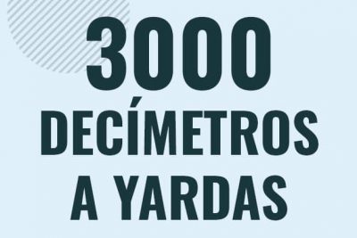 Profesor en pizarra explicando cuanto es 3000 decimetros en yardas o como pasar de 3000 dm a yd