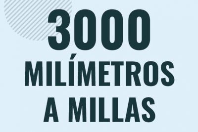 Profesor en pizarra explicando cuanto es 3000 milimetros en millas o como pasar de 3000 mm a mi