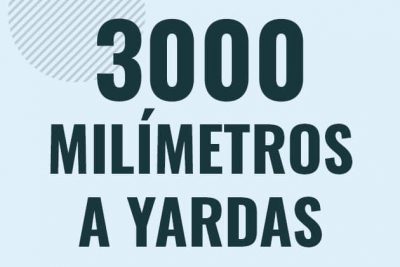Profesor en pizarra explicando cuanto es 3000 milimetros en yardas o como pasar de 3000 mm a yd