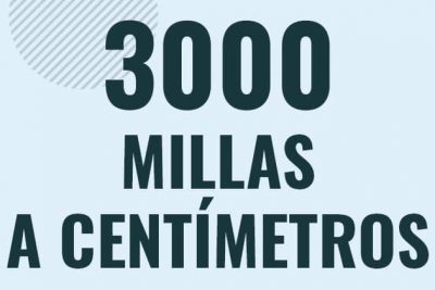Profesor en pizarra explicando cuanto es 3000 millas en centimetros o como pasar de 3000 mi a cm