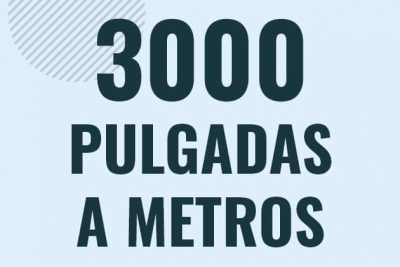 Profesor en pizarra explicando cuanto es 3000 pulgadas en metros o como pasar de 3000 in a m
