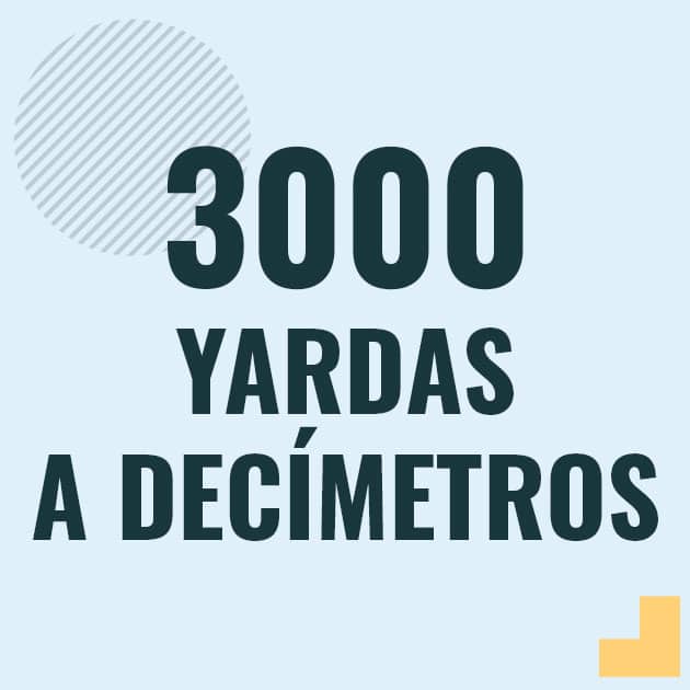 Conversión de 3000 yardas a decimetros Profesor en pizarra explicando cuanto es 3000 yardas en decimetros o como pasar de 3000 yd a dm