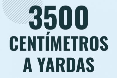 Profesor en pizarra explicando cuanto es 3500 centimetros en yardas o como pasar de 3500 cm a yd