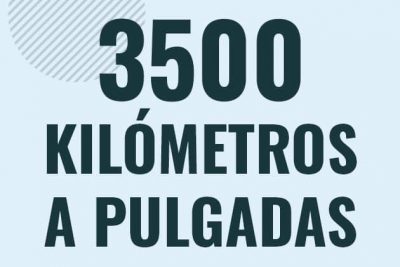 Profesor en pizarra explicando cuanto es 3500 kilometros en pulgadas o como pasar de 3500 km a in