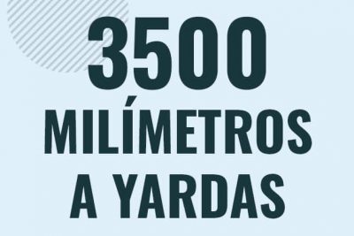 Profesor en pizarra explicando cuanto es 3500 milimetros en yardas o como pasar de 3500 mm a yd