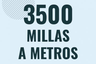 Profesor en pizarra explicando cuanto es 3500 millas en metros o como pasar de 3500 mi a m