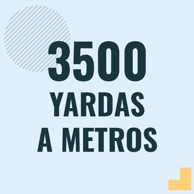 Conversión de 3500 yardas a metros Profesor en pizarra explicando cuanto es 3500 yardas en metros o como pasar de 3500 yd a m