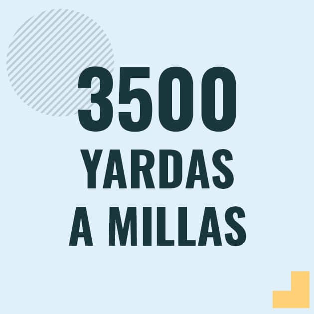 Conversión de 3500 yardas a millas Profesor en pizarra explicando cuanto es 3500 yardas en millas o como pasar de 3500 yd a mi