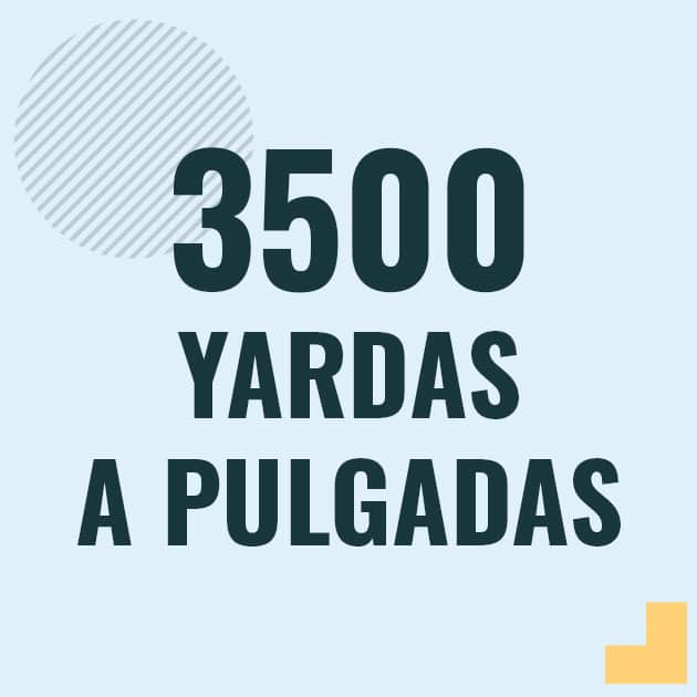 Conversión de 3500 yardas a pulgadas Profesor en pizarra explicando cuanto es 3500 yardas en pulgadas o como pasar de 3500 yd a in