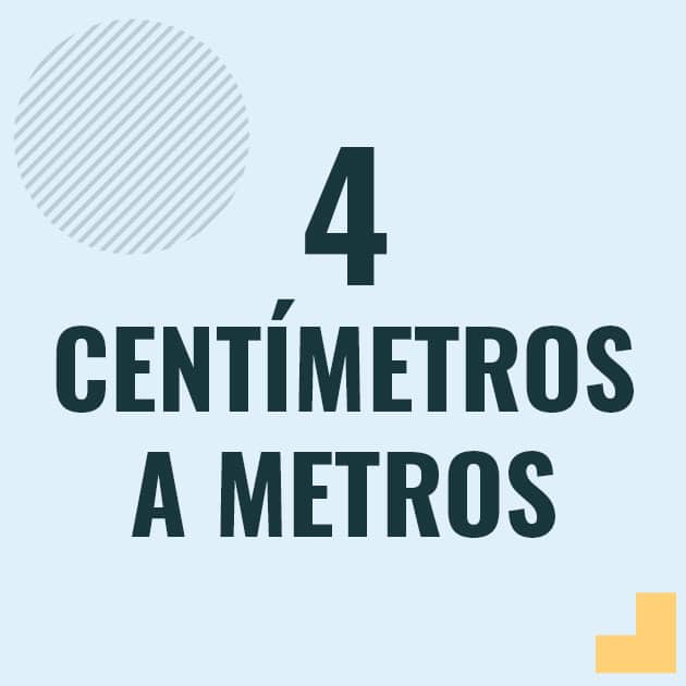 Profesor en pizarra explicando cuanto es 4 centimetros en metros o como pasar de 4 cm a m