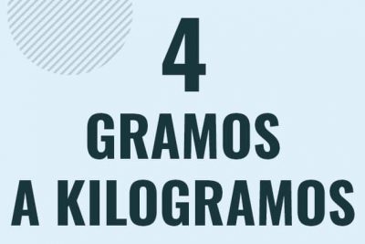 Profesor en pizarra explicando cuanto es 4 gramos en kilogramos o como pasar de 4 g a kg