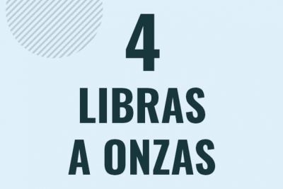 Profesor en pizarra explicando cuanto es 4 libras en onzas o como pasar de 4 lb a oz
