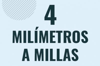 Profesor en pizarra explicando cuanto es 4 milimetros en millas o como pasar de 4 mm a mi