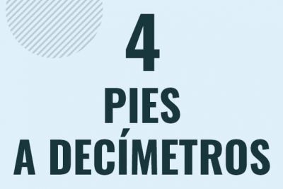 Profesor en pizarra explicando cuanto es 4 pies en decimetros o como pasar de 4 ft a dm